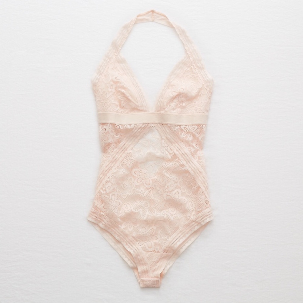 Aerie Blooming Lace Bodysuit NWT